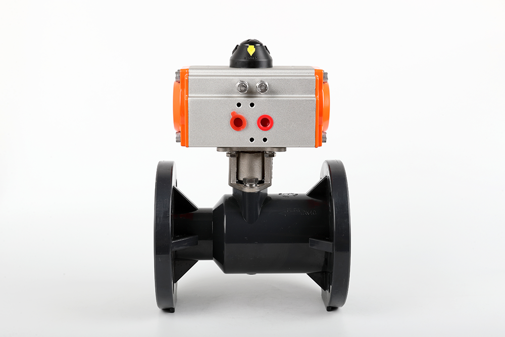 花山气动法兰一体球阀